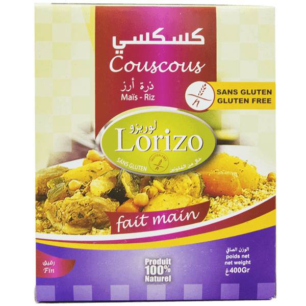 Couscous Fin Sans Gluten Lorizo 400Gr