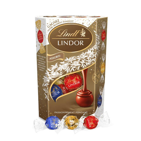 Coffret Chocolat LINDOR Cornet Lait 200g