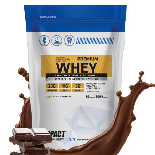 Premium Whey Sachet de 900g Impact Nutrition